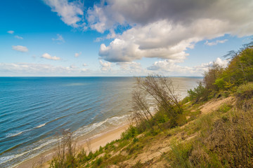 Steilküste an der Ostsee auf Insel Usedom