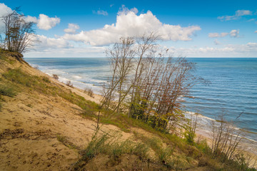 Steilküste an der Ostsee auf Insel Usedom