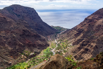 The Valle Gran Rey on La Gomera