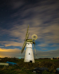 Windmill at night