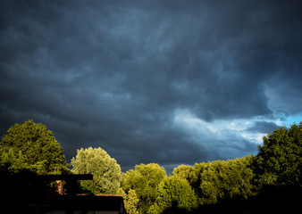 Stormy clouds