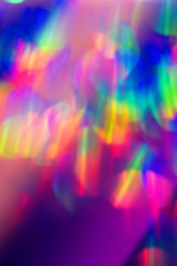 Holographic neon abstract background