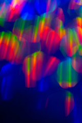 Holographic neon abstract background