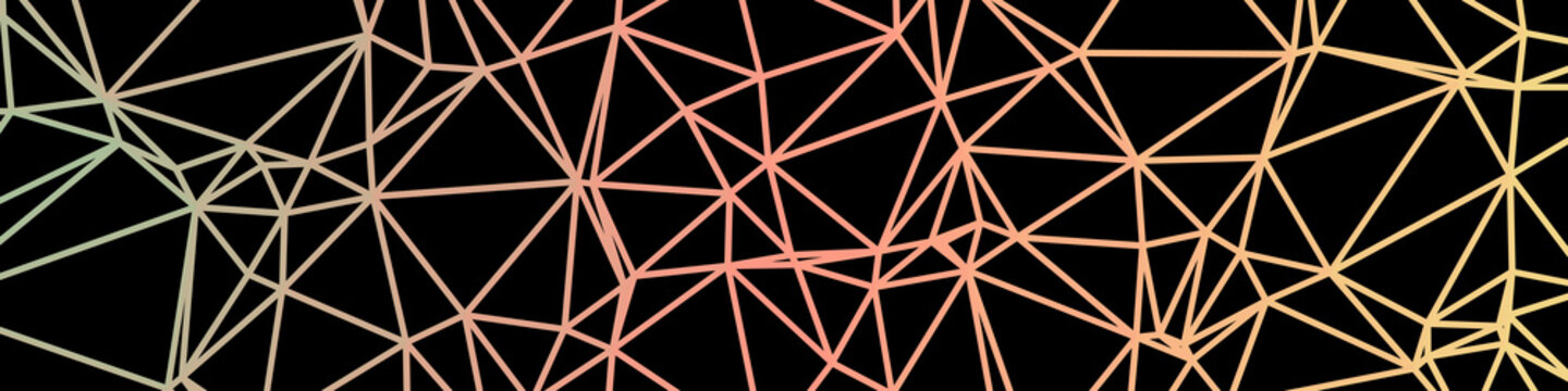 Color Abstract trianglify Generative Art background illustration