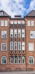 house facade in Hamburg