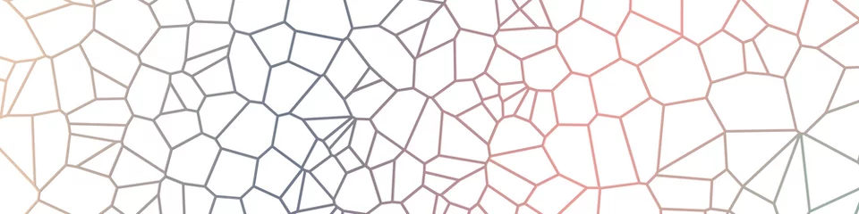 Tapeten Farbe abstrakt Trianglify Generative Art Hintergrund Illustration © vector_master