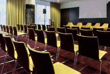 Empty conference hall