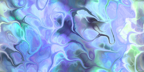 purple, blue and green paint pour effect, seamless tile, great for paper or textile arts