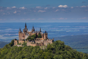 Fototapeta na wymiar Die Burg Hohenzollern