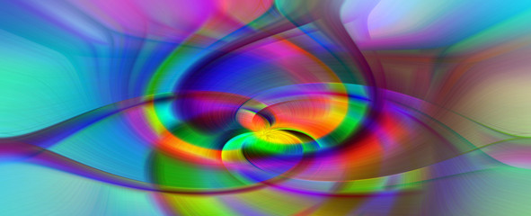 Obraz premium abstract colorful background with spinning curves 