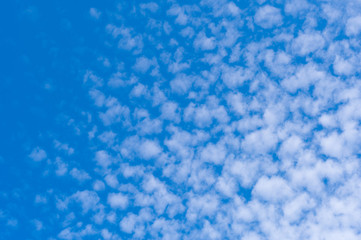 爽やかな青空と白い雲