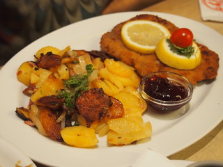 Delicious foods that I had at local restaurant, Dusseldorf, Germany