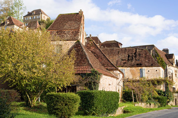 Fototapeta na wymiar Village de Dordogne en France