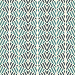 Seamless pattern with hatched diamonds. Scale wallpaper. Rhombuses and lozenges motif. Repeated geometric figures