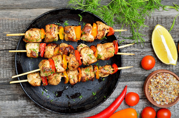 Appetizer chicken kebab
