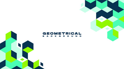 Abstract geometrical shape gradient background