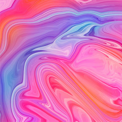Wave abstract background. Marbling, acylic paint texture