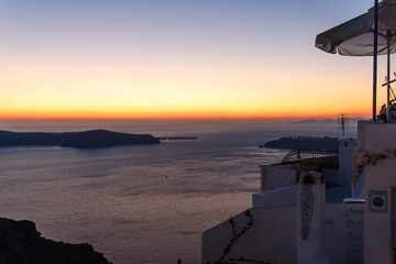 Santorini Caldera Sunset