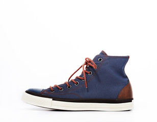 sneakers on a white background.