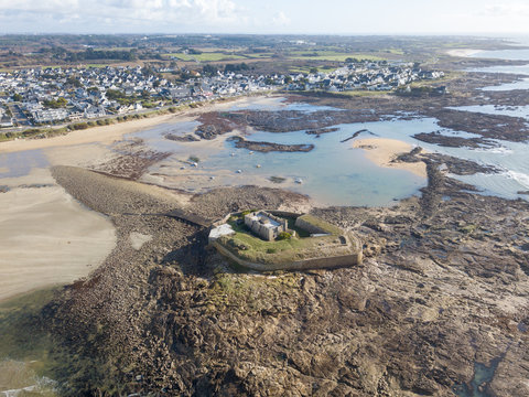 Fort bloqu&eacute; vu du ciel