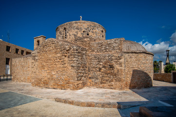 In the center of the village of Chloraka is the church of Panagia Chriseleus (icons of the Virgin «Affection "), built in the 12th century in the Byzantine style.            