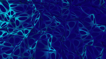 abstract organic blue background wallpaper 4k resolution