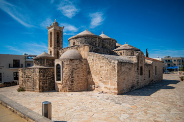 The village of Geroskipu is known for its five 9-century dome church. The name of the village translates as "sacred garden."        