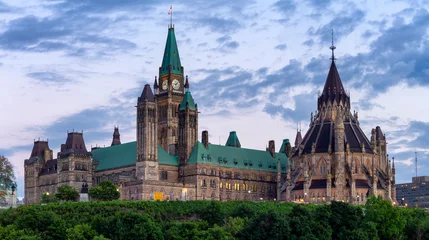 Papier peint photo Canada Ottawa Parliament Hill  © Gilberto Mesquita