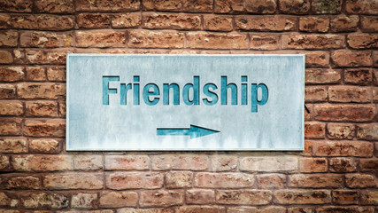 Street Sign to Friendship