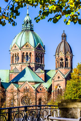 Fototapeta premium St Lukas Church in munich