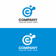 e logo, dots logo, technology logo