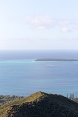 The coast view from ile des pins