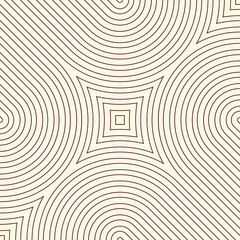 Outline ethnic and tribal abstract background. Seamless pattern with geometric ornament.