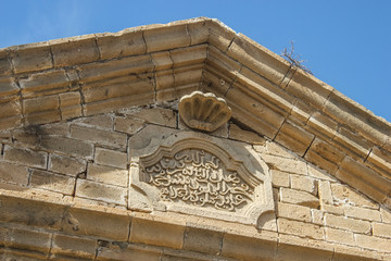 Close up of the Harbour Gate, entrance to Essaouira from the port, Morocco