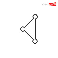 Connection Icon Design Vector Template