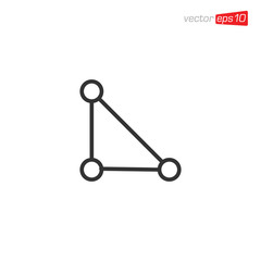 Connection Icon Design Vector Template