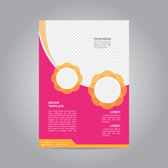 flyer brochure vector design template business fashion