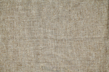 Plakat Natural linen material textile canvas texture background