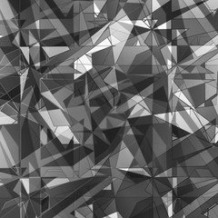 Grey dark background triangle simple texture abstract technological art