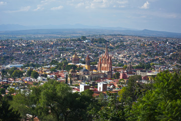 Fototapeta premium The beautiful magical town of San Miguel de Allende