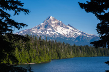 Mount Hood from Lost Lake in Oregon