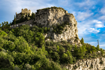 Fototapeta na wymiar Danube river in the Iron Gates also known as Djerdap gorges in Serbia