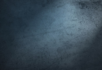 grunge wall blue background