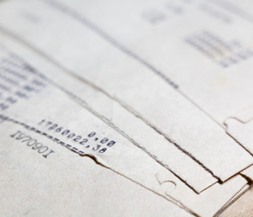 Old paper documents
