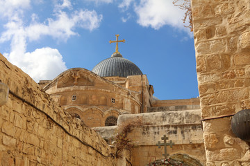 Grabeskirche in Jerusalem.Israel