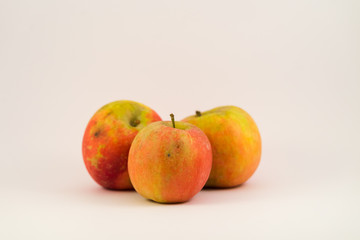 Fresh organic apples from countryside