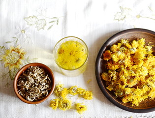 tea, flower, food, oil, glass, healthy, cup, drink, herbal, spa, white, lemon, yellow, medicine,...
