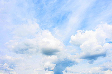 Sky with clouds, abstract background