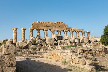 Fototapeta premium Temple of Selinunte in Sicily