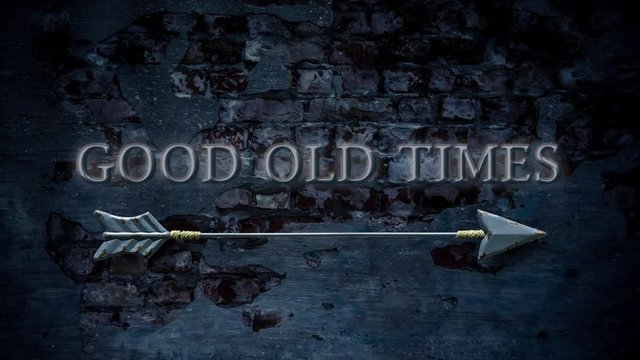 Street Sign the Way to Good old Times